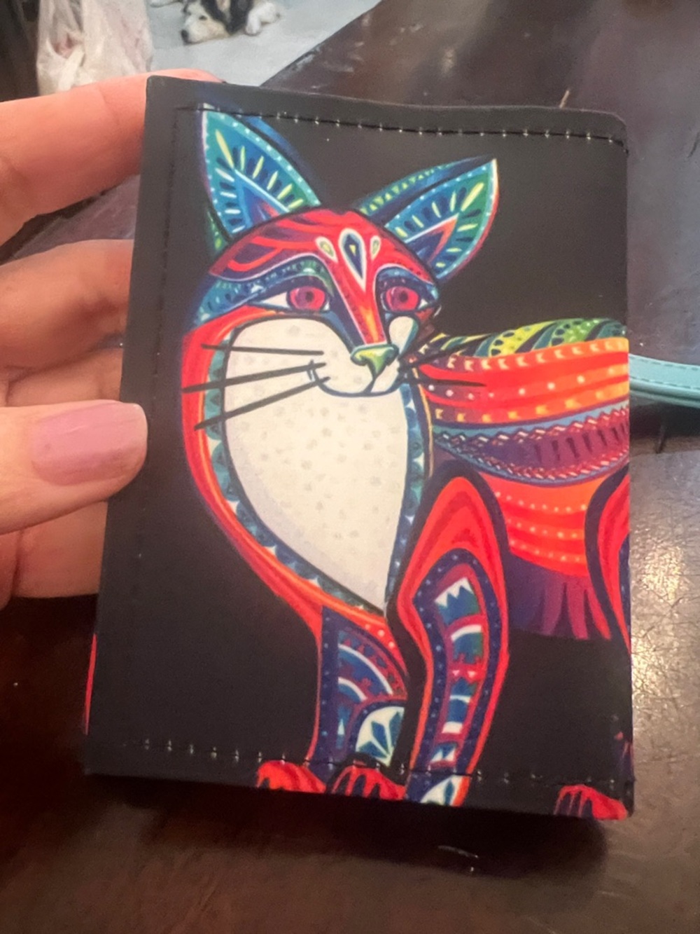 Tawi Unique Fox Bunny raccoon Wristlet Wallet